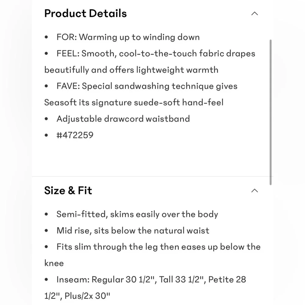 NWT Athleta Seasoft Straight Plum Pant Sz XS - Picture 7 of 8